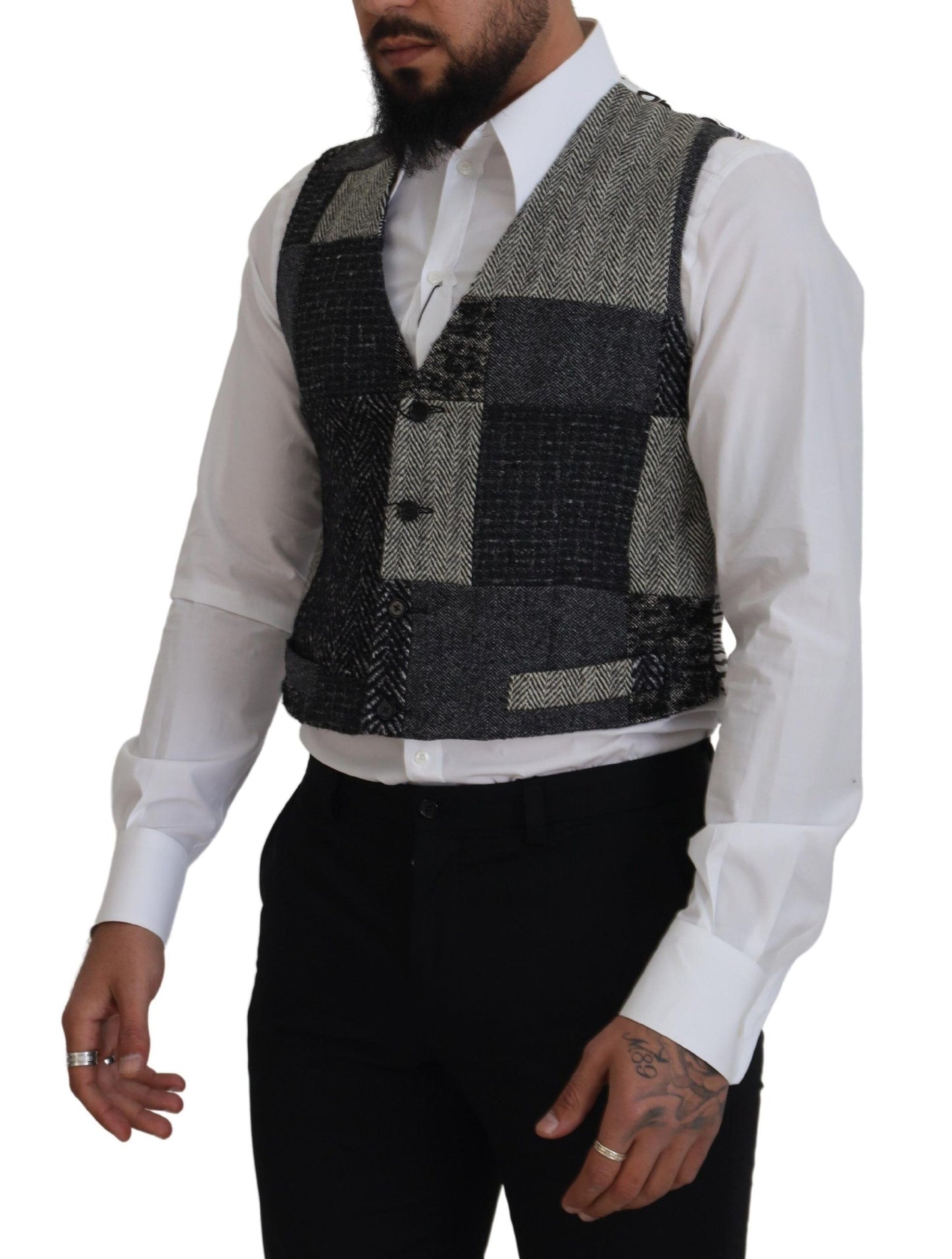 Multicolor Formal Dress Vest