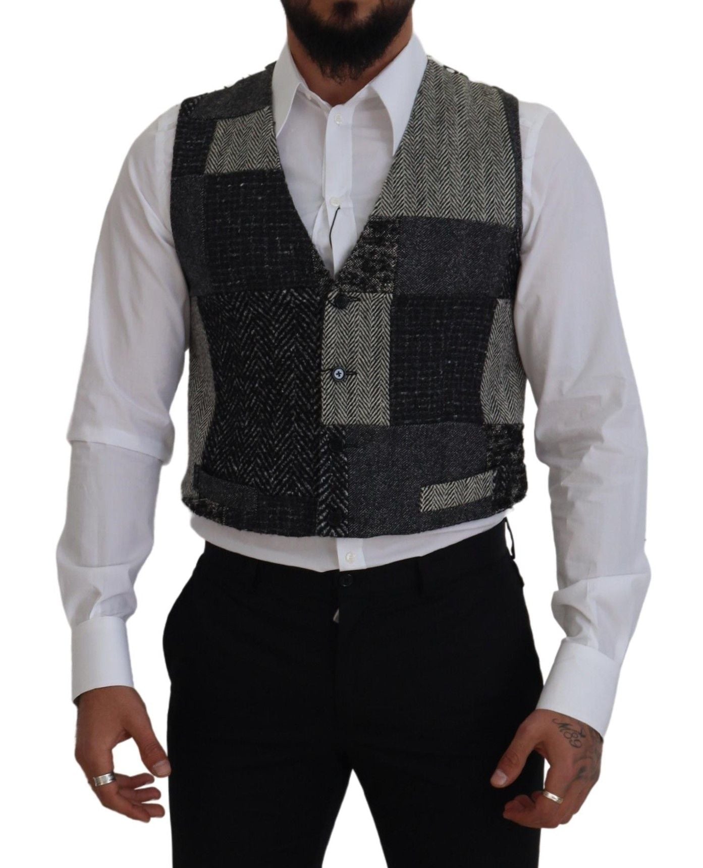 Multicolor Formal Dress Vest