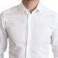 White Cotton Long Sleeves Men Formal Shirt