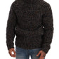 Gray Wool Blend Turtleneck Pullover Sweater