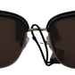 Elegant Square Black Sunglasses for Women