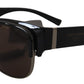 Elegant Square Black Sunglasses for Women