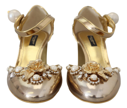 Elegant Gold Slingback Toe Sandals