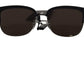 Elegant Square Black Sunglasses for Women