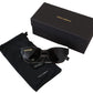 Elegant Square Black Sunglasses for Women