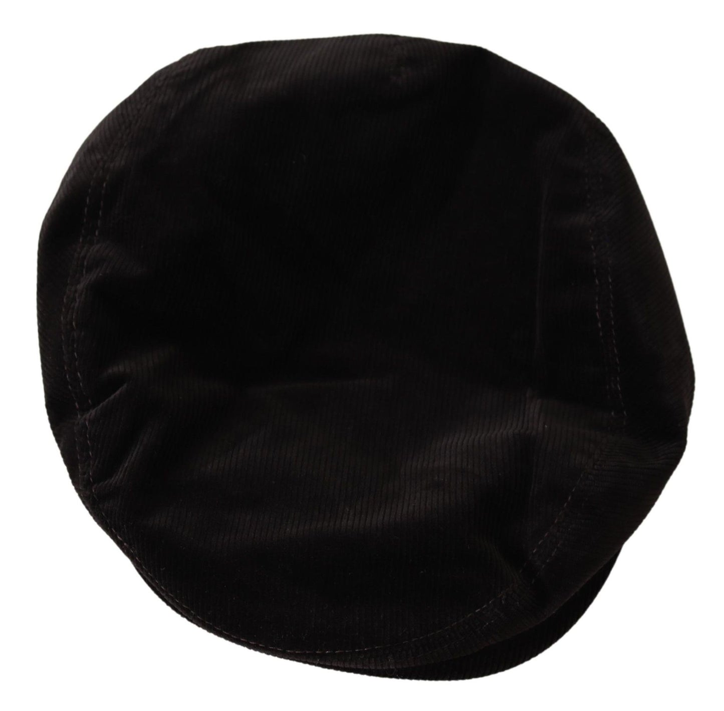 Elegant Brown Newsboy Cotton Hat