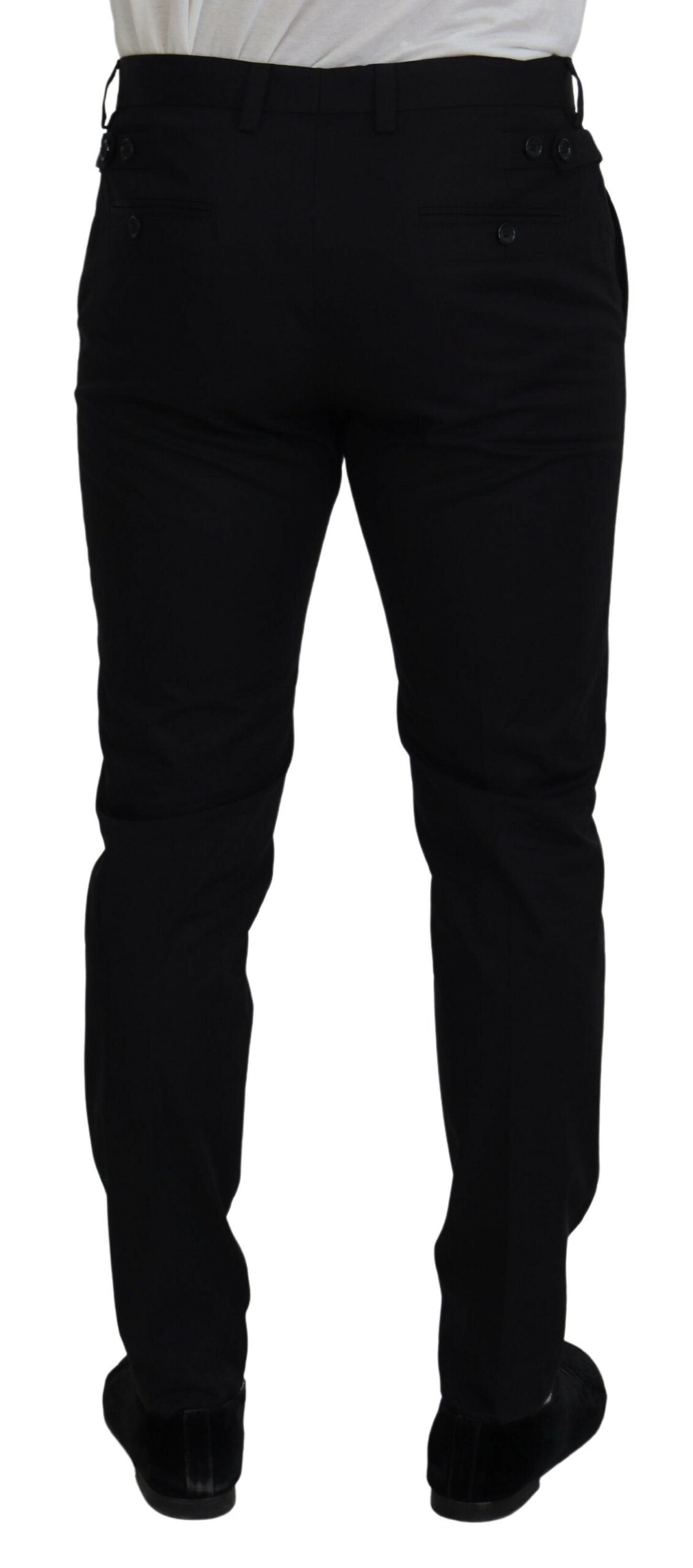 Elegant Black Dress Chinos for Men