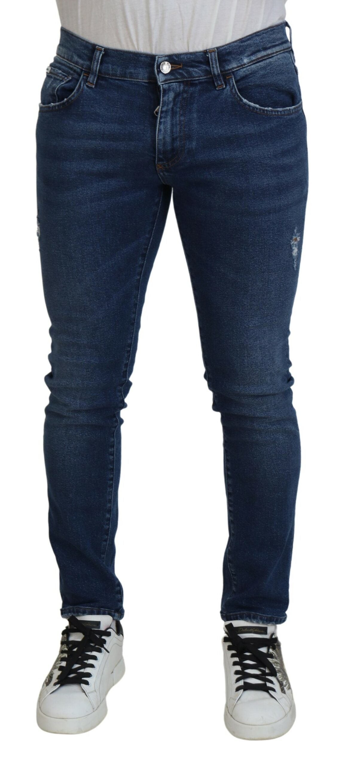 Sleek Italian Skinny Denim Jeans