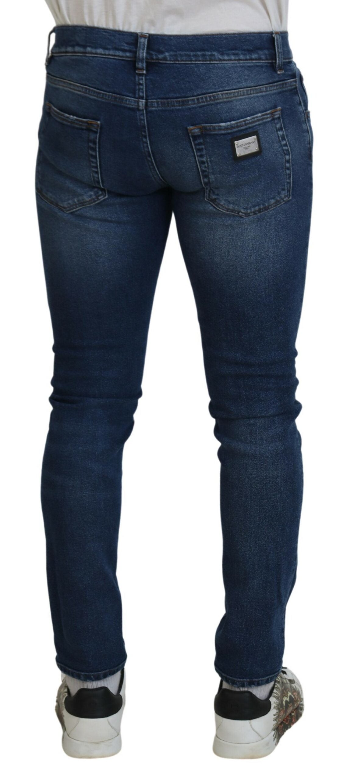 Sleek Italian Skinny Denim Jeans