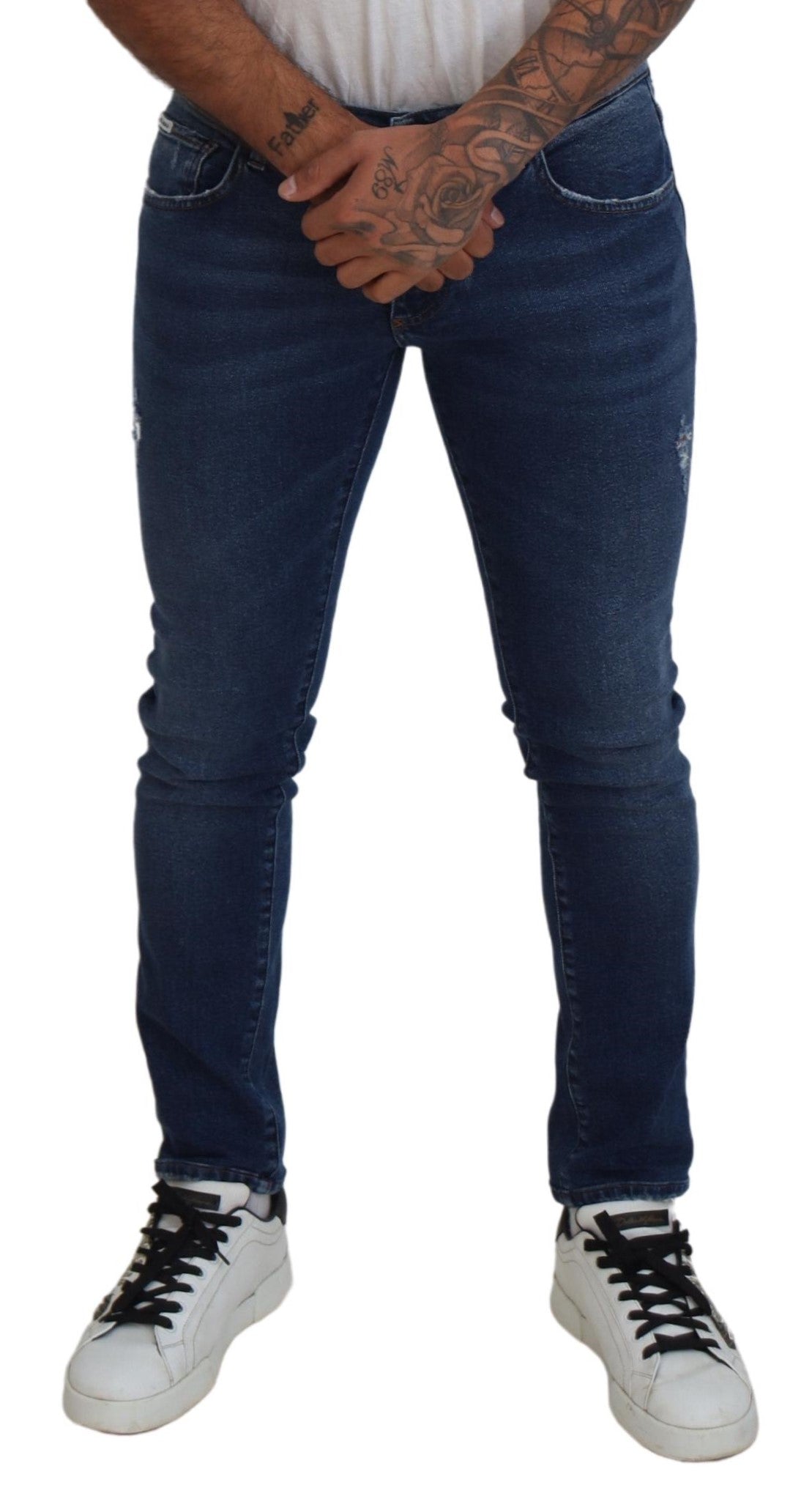 Sleek Italian Skinny Denim Jeans