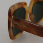 Elegant Havana Camel Sunglasses for Women