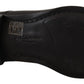 Elegant Black Leather Formal Derby Shoes