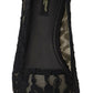 Elegant Black Lace Flat Shoes