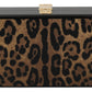 Elegant Leopard Box Shoulder Bag