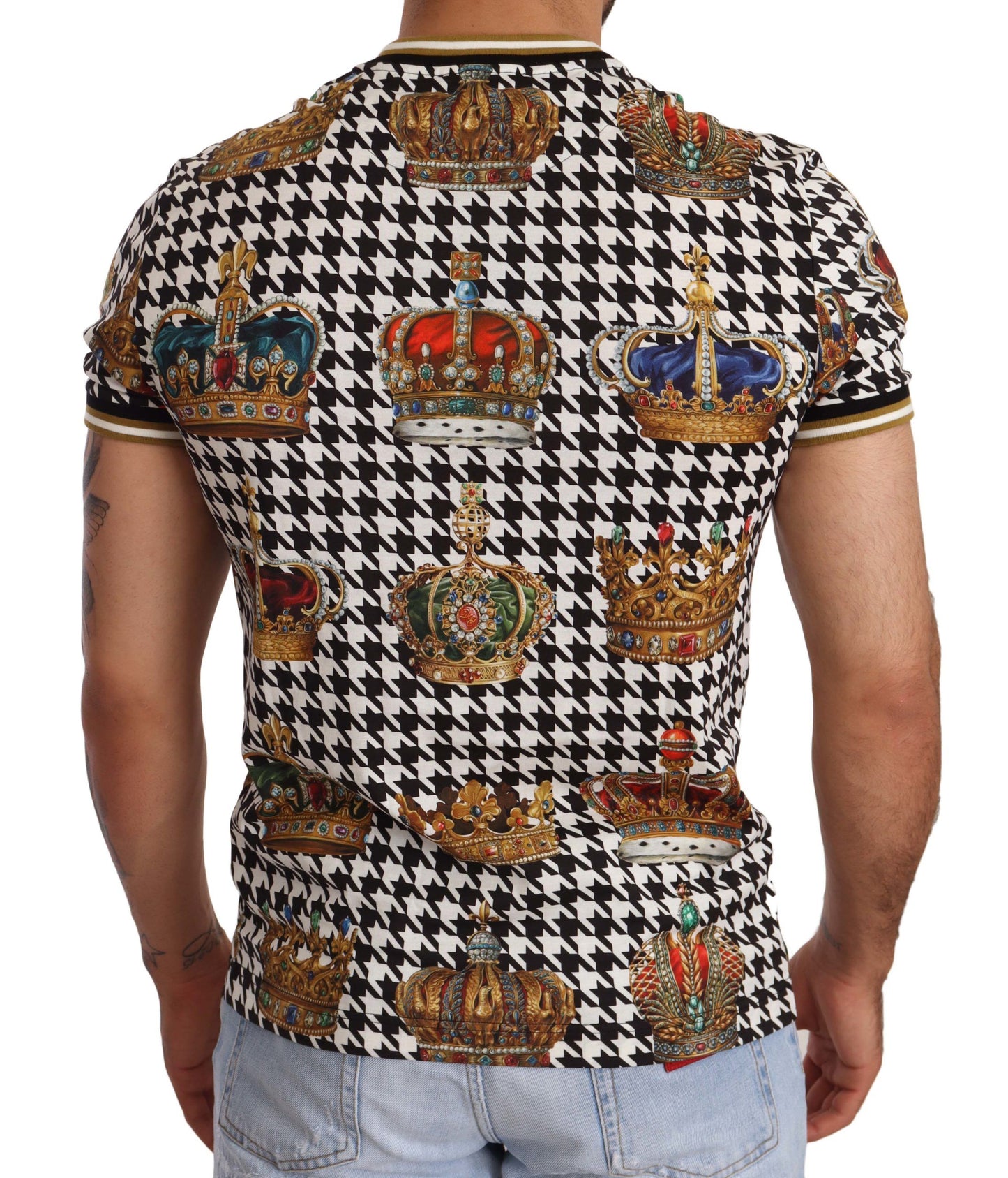 Regal Crown Print Jersey T-Shirt