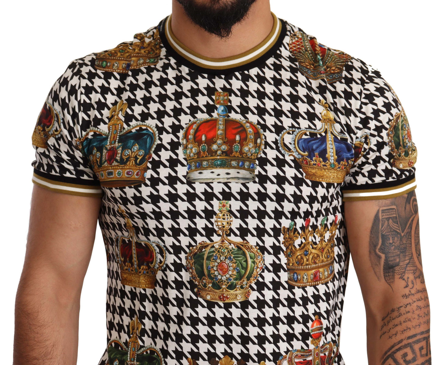 Regal Crown Print Jersey T-Shirt