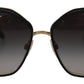Elegant Oversized Gradient Sunglasses
