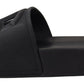 Elegant Black Slide Sandals
