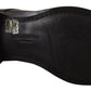 Black Leather Lace Up Mens Formal Derby Shoes