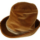 Elegant Mustard Velvet Bucket Cap