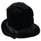 Elegant Velvet Wide-Brimmed Bucket Hat