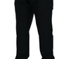 Black Dress Wool Silk Trouser Pants