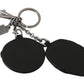 Stunning Multi-Tone Leather Keychain
