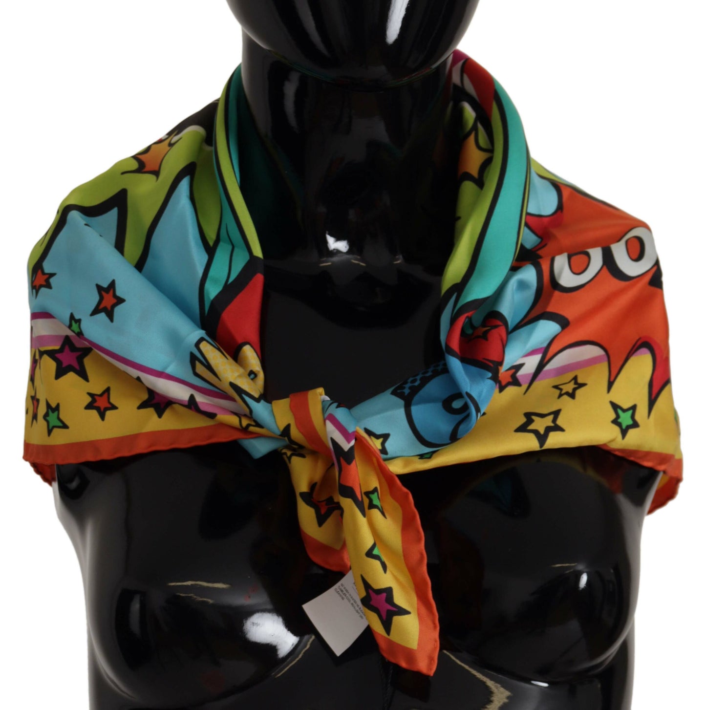 Elegant Silk Square Scarf Multicolor