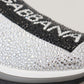 Sparkling Silver Rhinestone Sneakers