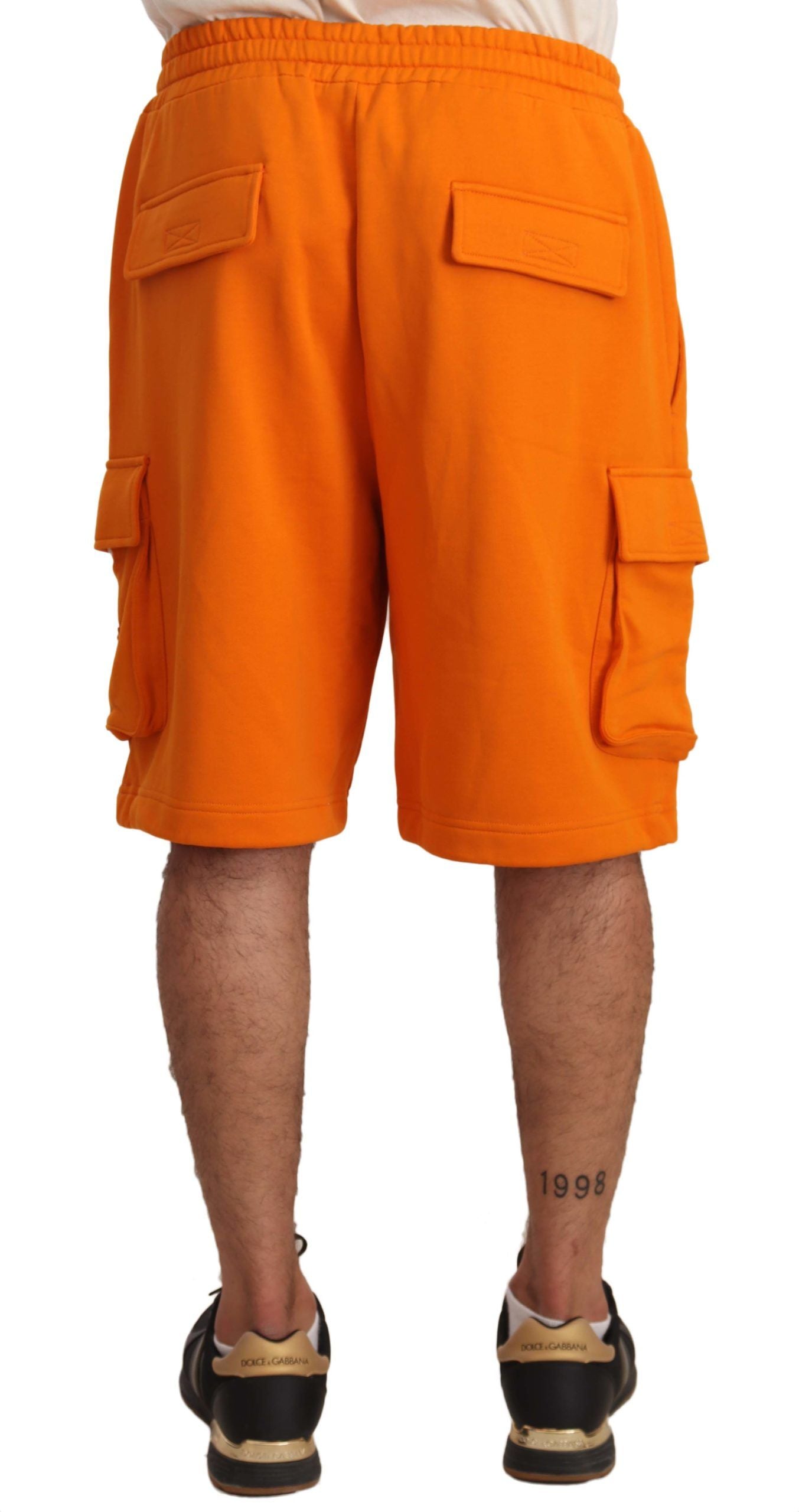 Elegant Tangerine Cargo Shorts