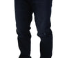 Dark Blue Cotton Stretch Skinny Denim Jeans