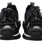 Black Mesh Sorrento Trekking Sneakers Shoes