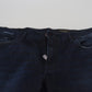 Dark Blue Cotton Stretch Skinny Denim Jeans
