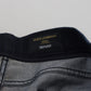 Dark Blue Cotton Stretch Skinny Denim Jeans