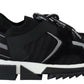Black Mesh Sorrento Trekking Sneakers Shoes