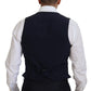 Elegant Slim Fit Three Piece Wool Suit