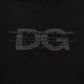 Elegant Black Logo Print Cotton T-Shirt