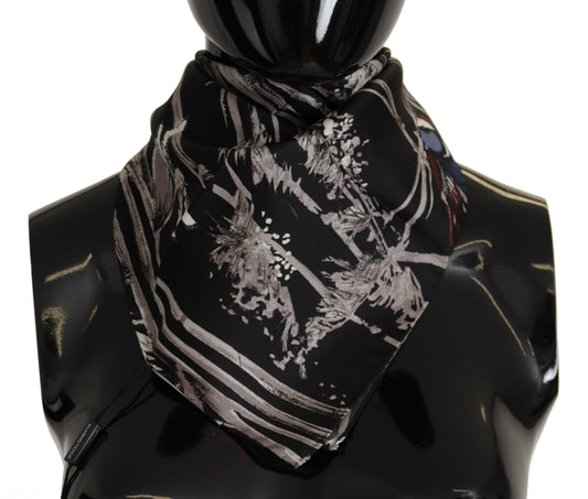 Elegant Silk Men's Square Scarf