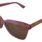 Elegant Violet Gradient Sunglasses