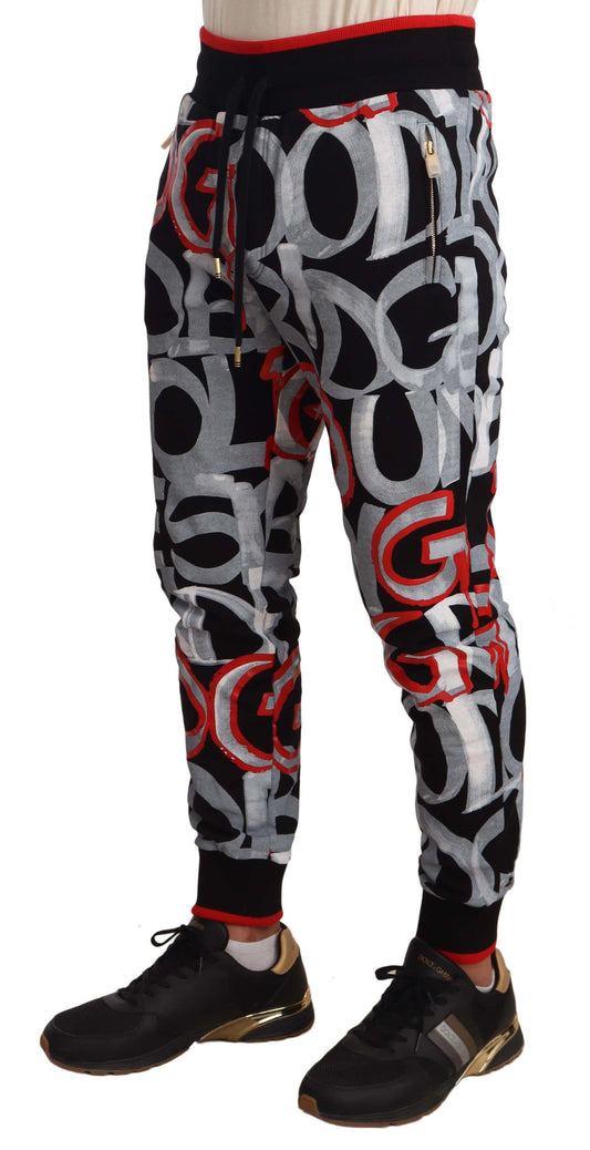 Sleek Multicolor Detail Joggers for Men