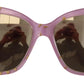 Elegant Violet Gradient Sunglasses