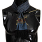 Elegant Silk Men's Scarf in Blue