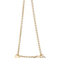 Elegant Blue Mini Crossbody with Gold Accents