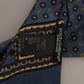 Elegant Silk Men's Scarf in Blue