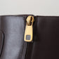 Elegant Brown Ankle Boots with Gold Pearl Detail