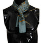 Elegant Silk Men's Scarf in Timeless Blue
