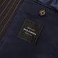 Elegant Black Striped Virgin Wool Suit
