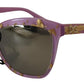 Elegant Violet Acetate Sunglasses