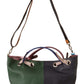 Multicolor Leather Shoulder Tote - Chic & Spacious