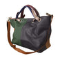 Multicolor Leather Shoulder Tote - Chic & Spacious